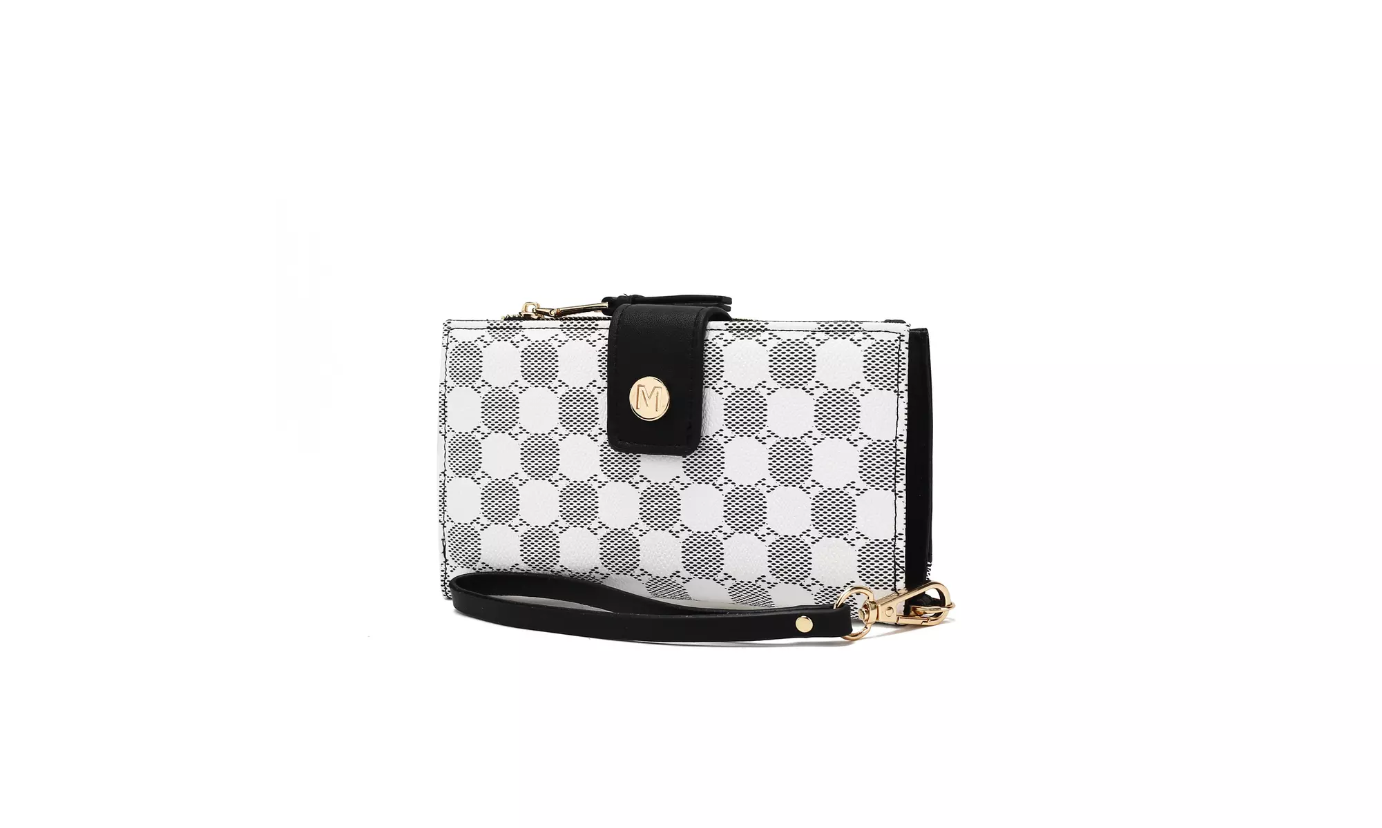 MKF Collection Solene Print Wristlet Wallet For Women 