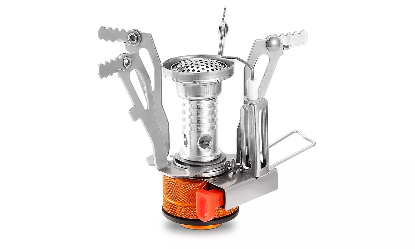 iMounTEK Portable Butane Gas Stove with Piezo Ignition and Burner