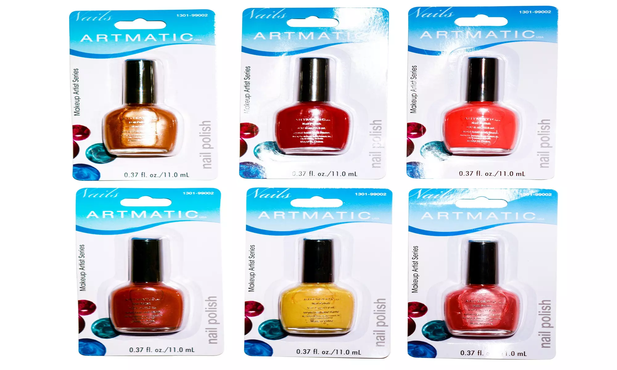 Pro Salon Nail Polish 72 Pieces Assorted Colors - Second Medium