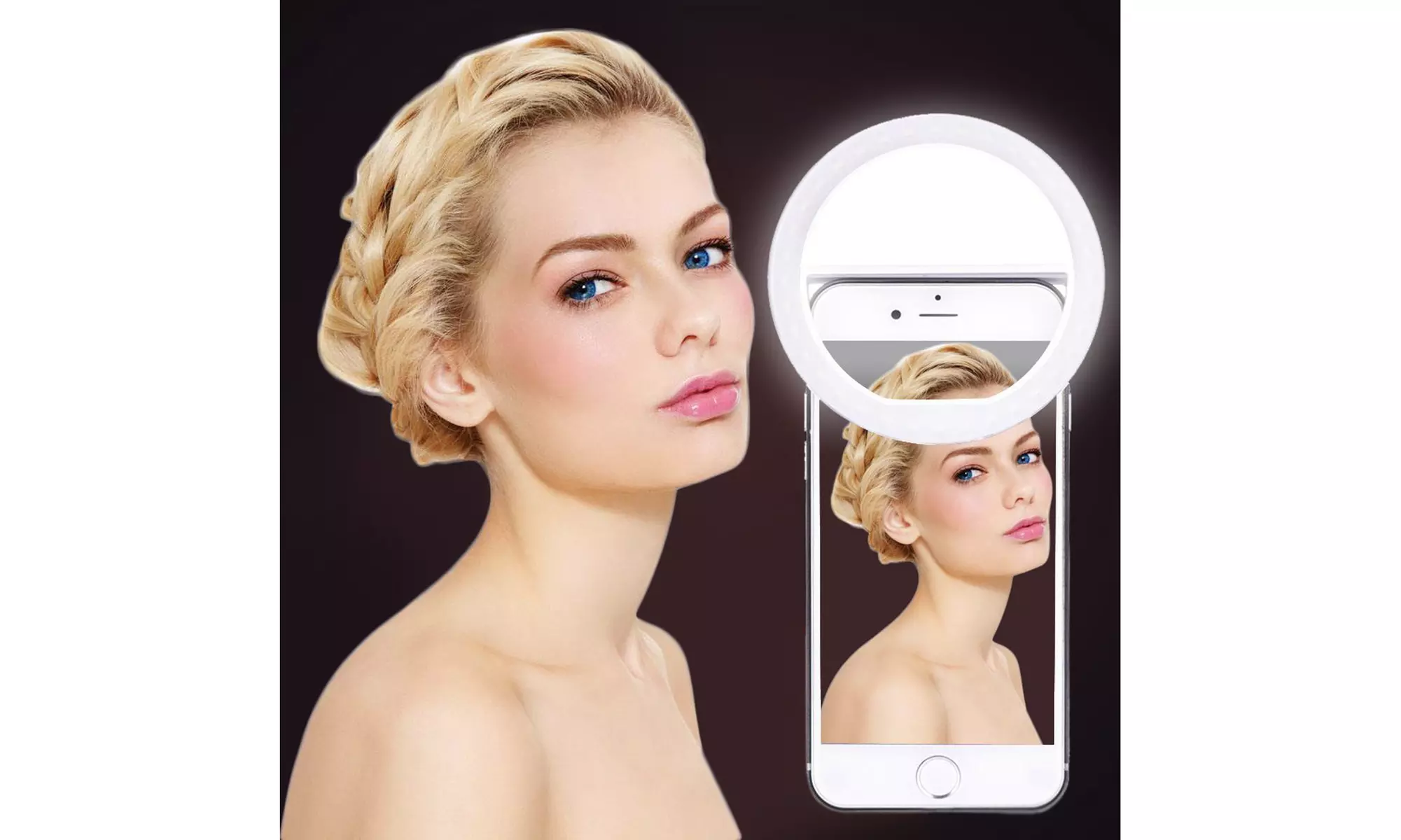 Brightness LED Selfie Ring Fill Light 3-Level For All Cell Phone Models - Primary Image
