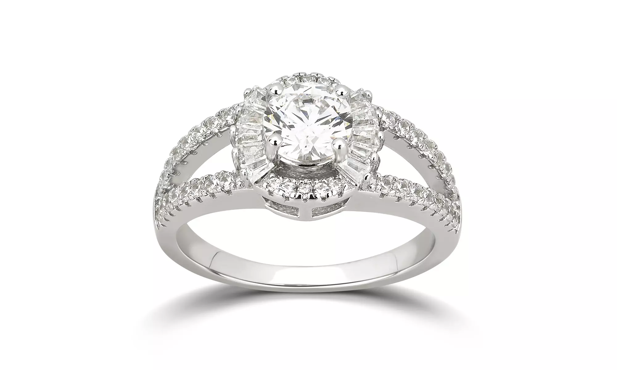 Unique Designs Bridal Ring Made with Crystals from Swarovski