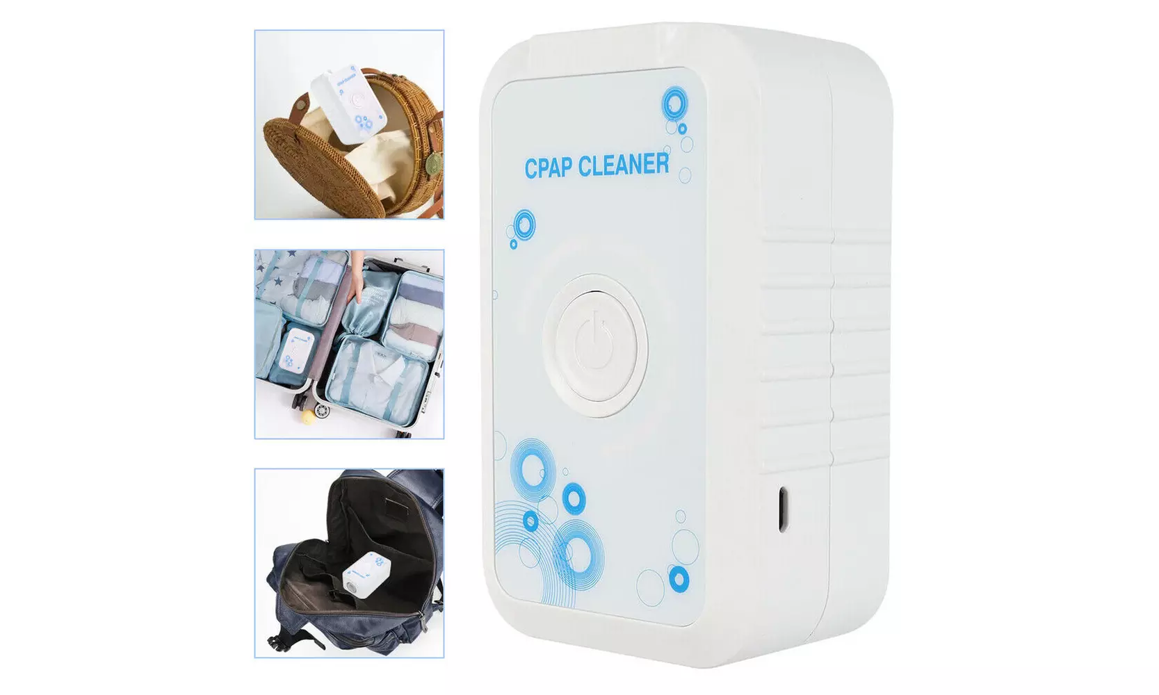 CPAP Cleaner Ozone Sterilizer Disinfector Sanitizer Sleepless Sleep Apnea COPD - Second Medium