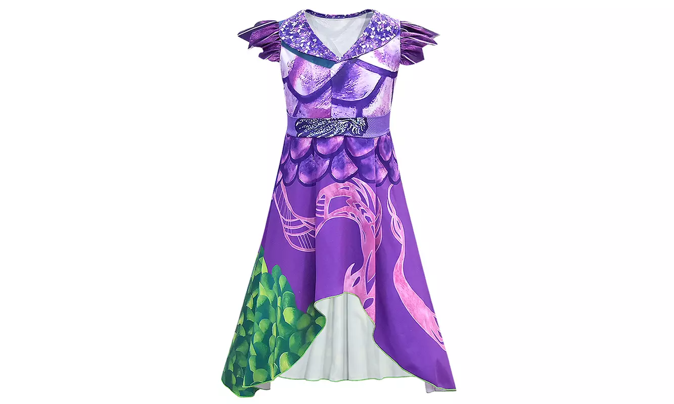 Descendants 3 Dragon Mal Costume for Girls Halloween Costumes - Primary Image