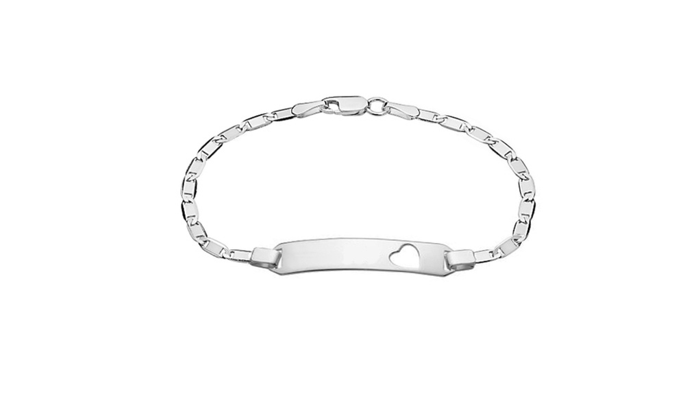 Italian Sterling Silver Children's ID Bracelets
