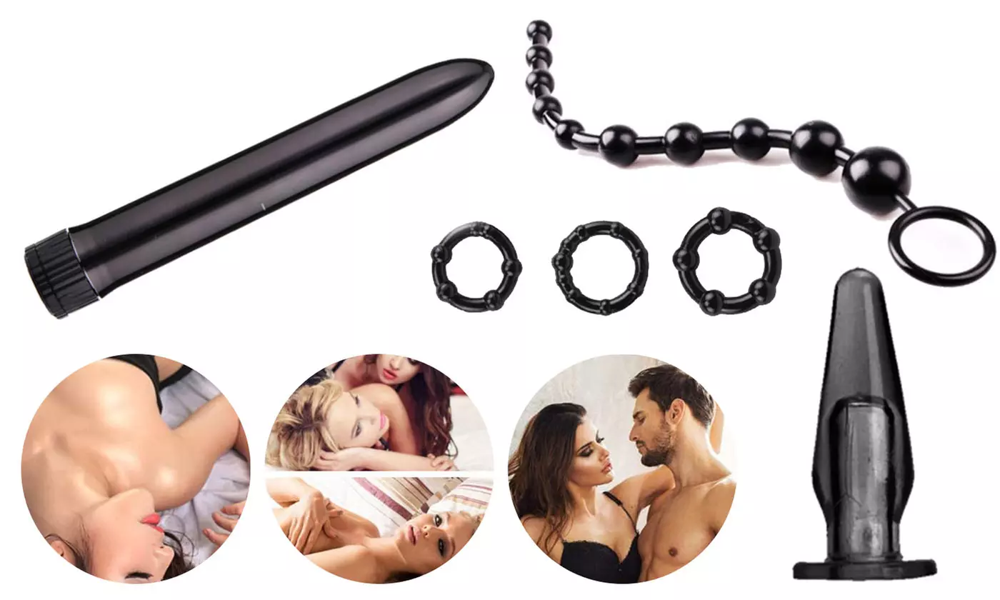 10Pcs Vibrator Anal Plug Kit Stimulator Massager Sex Toy