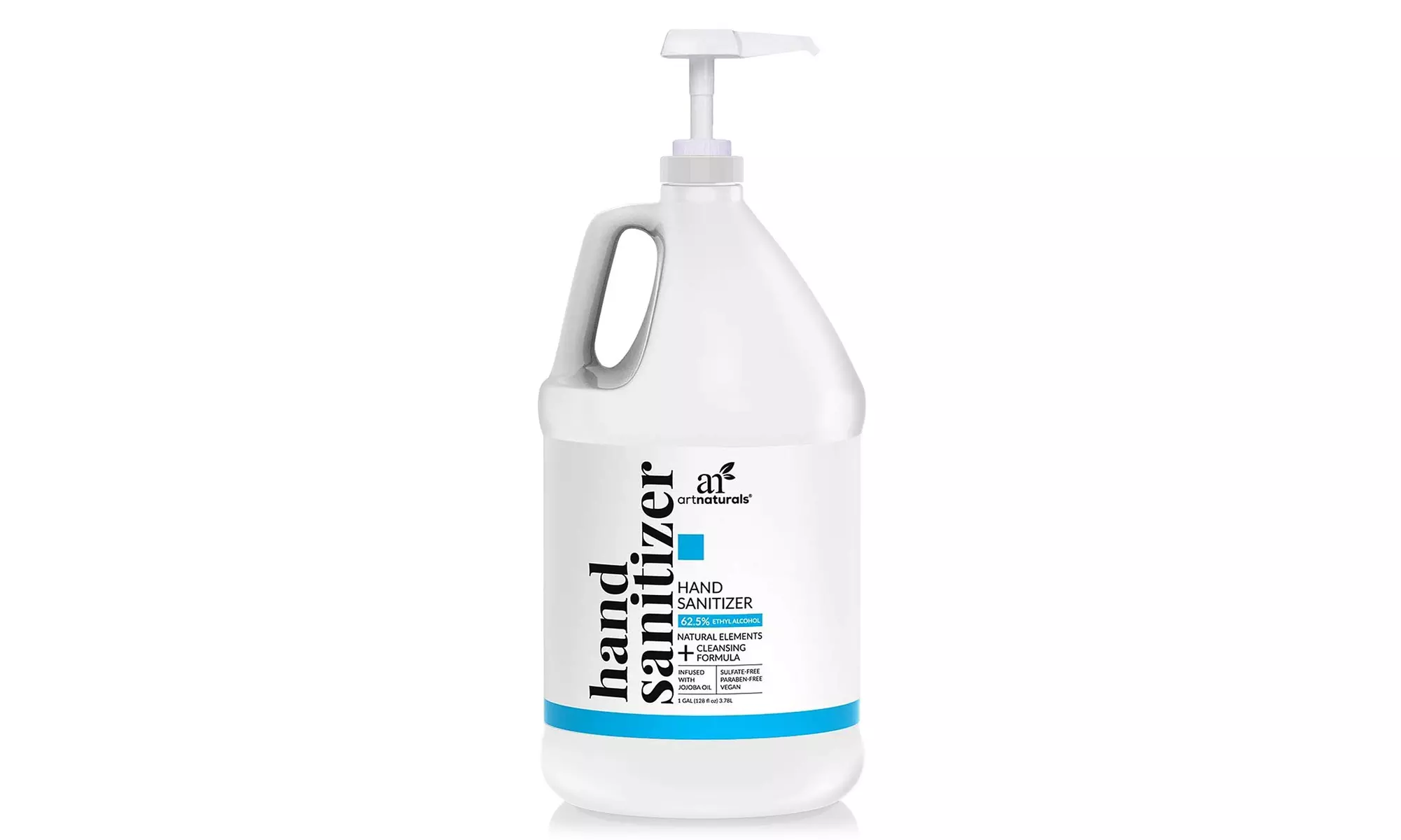 Artnaturals Hand Sanitizer Gel Alcohol Based w/Pump Unscented - 1 Gallon  - Primary Image