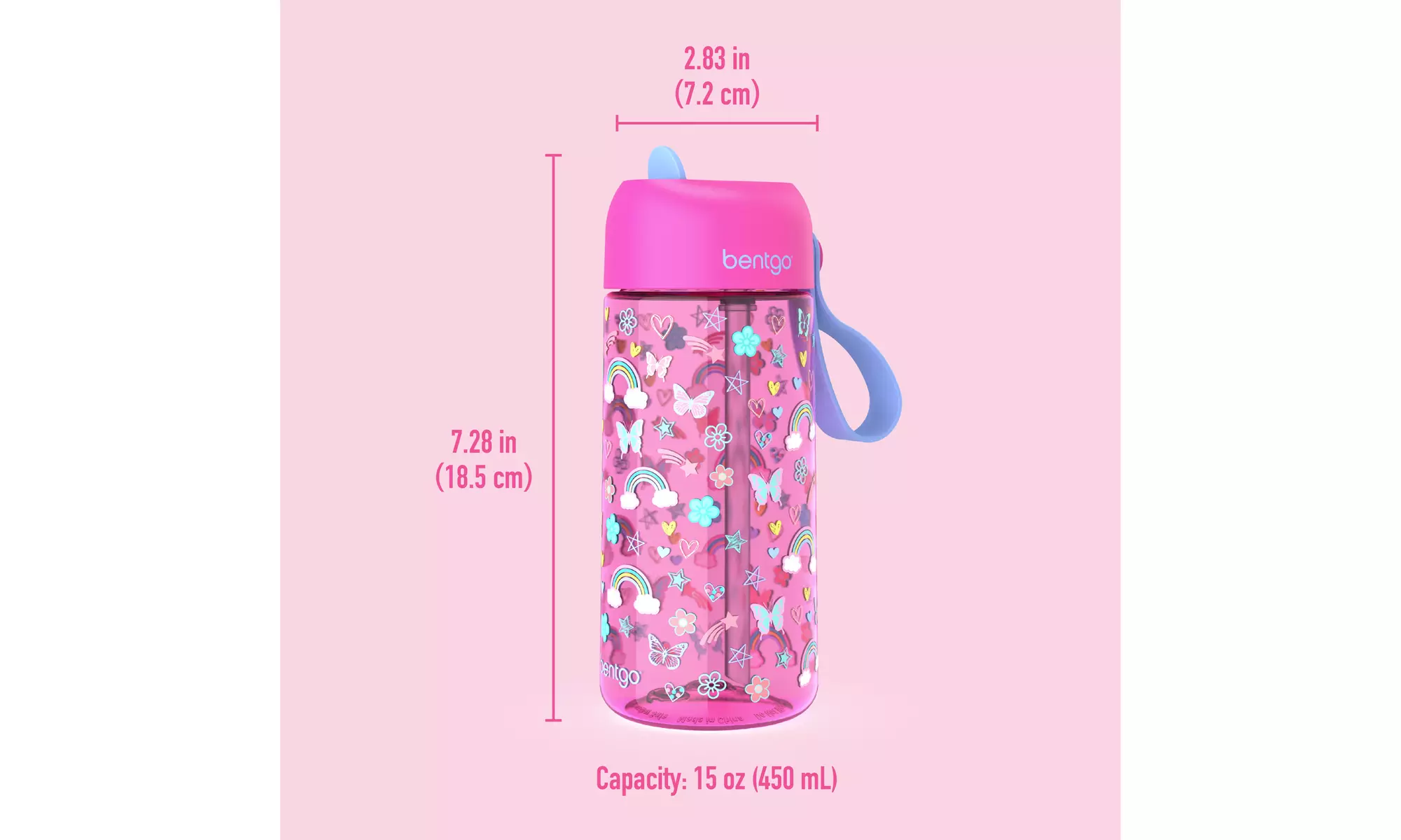 Bentgo Kids Water Bottle (1 and 2 Pack options)