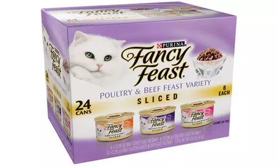 Fancy Feast 50000 Sliced Variety Pack Cat Food 24 Pack - Primary Image