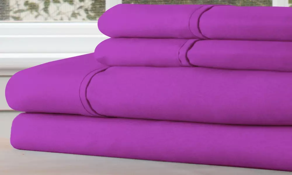 Lavish Home Series 1200 Microfiber Sheet Set