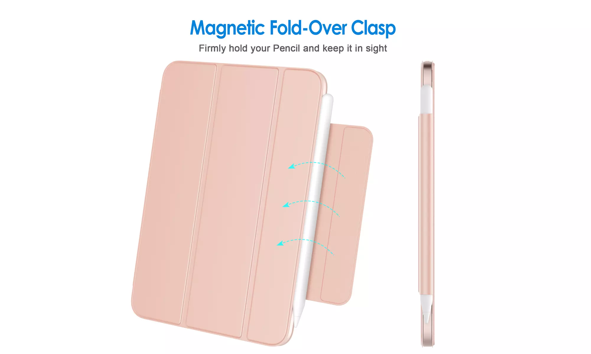 Case for iPad Mini 6 (2021 Model), Magnetic Attachment, Auto Wake/Sleep