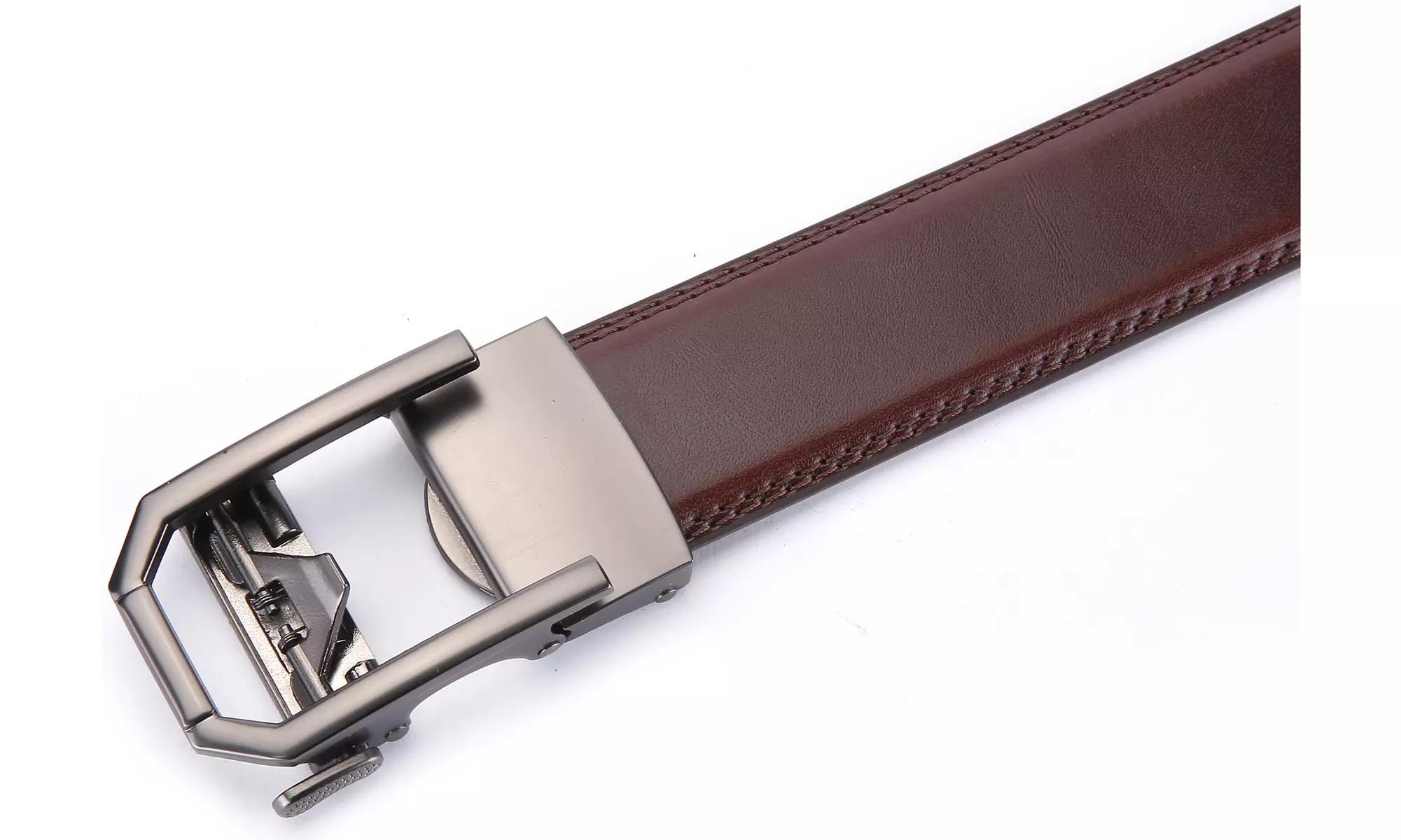 Mio Marino Belts For Men Genuine Leather Ratchet Belt Automatic Buckle - Primary Image