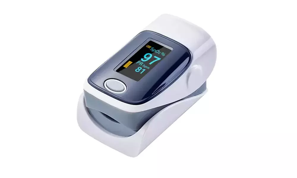 Portable Fingertip Blood Pulse Oximeters Oxygen Monitor - Primary Image