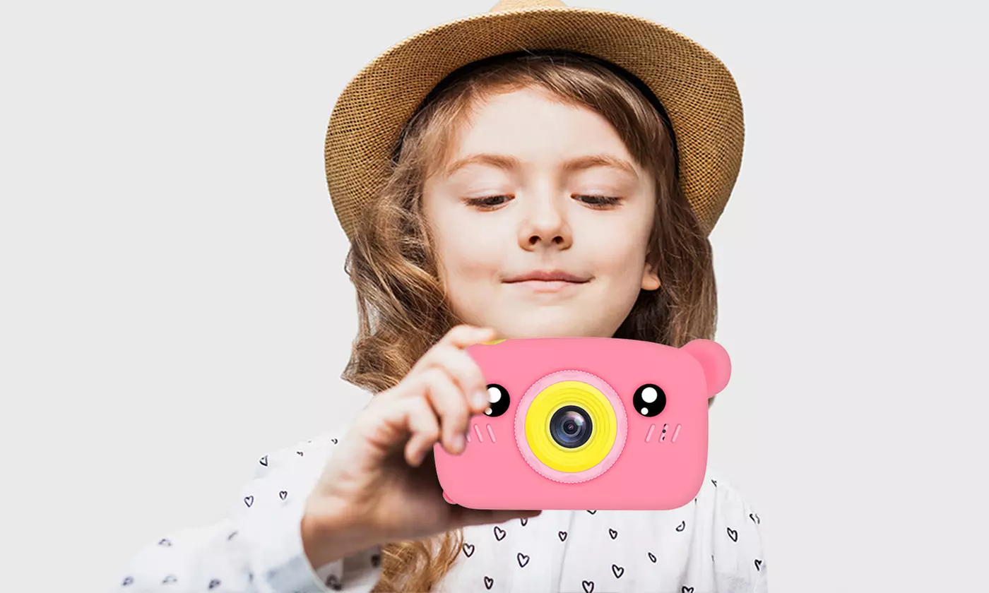 iMounTEK Kids' Digital Camera/Camcorder, 40MP, 1080P, 4x Zoom, 32GB, 2" Screen