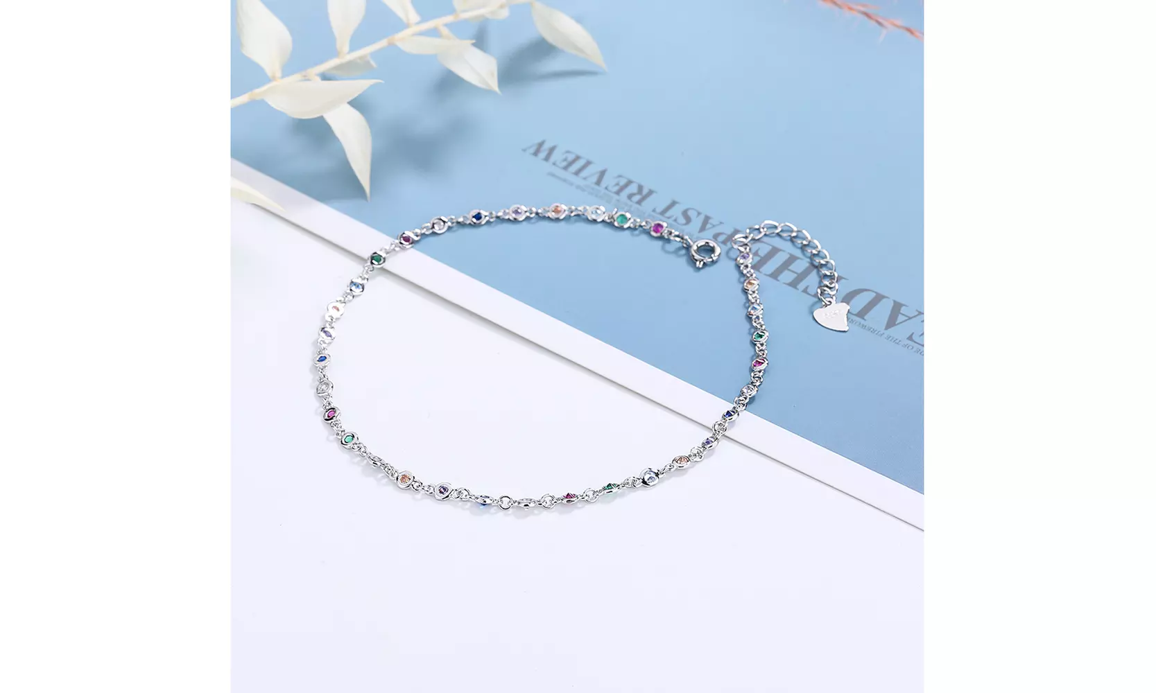 Station Anklets with crystals from Swarovski
