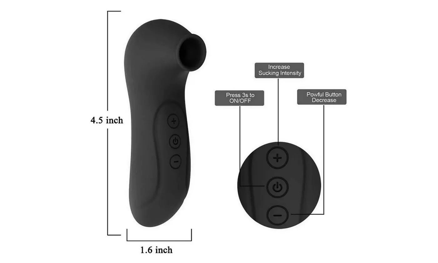 10 Speed Clit Vibrator Nipple Sucking Vibrating Clitoral Stimulator Sex Toys