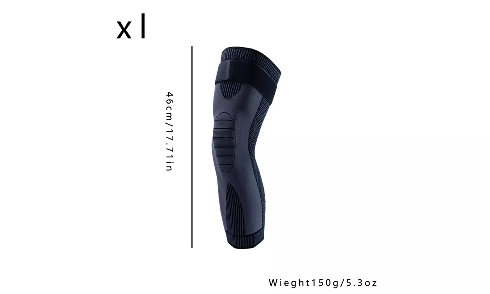 US 1-2 Pcs Full Leg Compression Sleeves Long Knee Braces Support Protector Sport