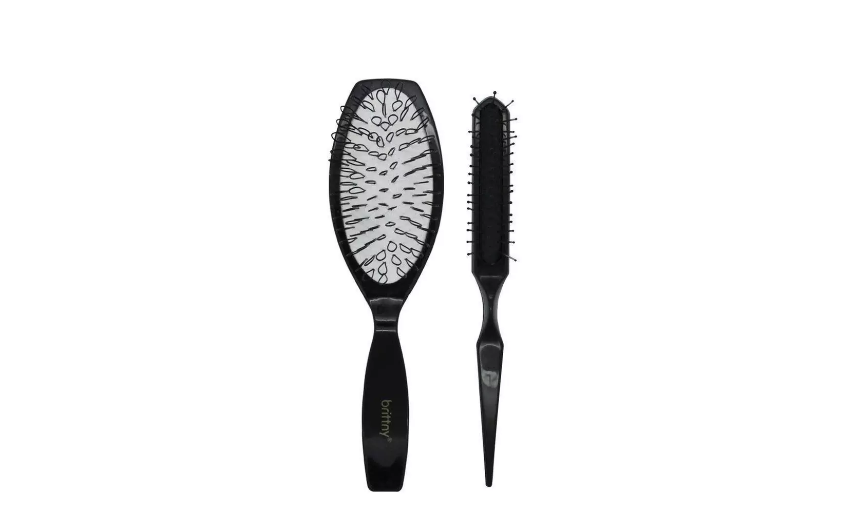Brittny Large Wire Loop Shape Wig Brush with Tip Combo Detangle without Damage - Second Medium