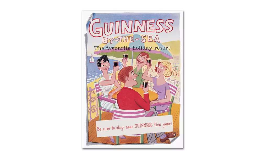 Guinness Brewery 'Guinness By The Sea' Canvas Art - Second Medium