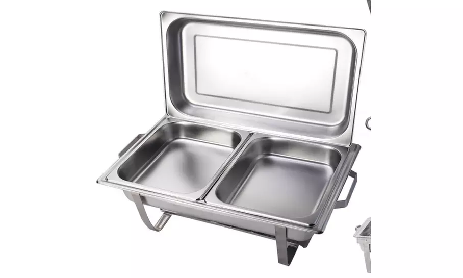 Chafing Dish 9 Quart Chafer Dishes Buffet Set Stainless Steel Rectangular - Primary Image