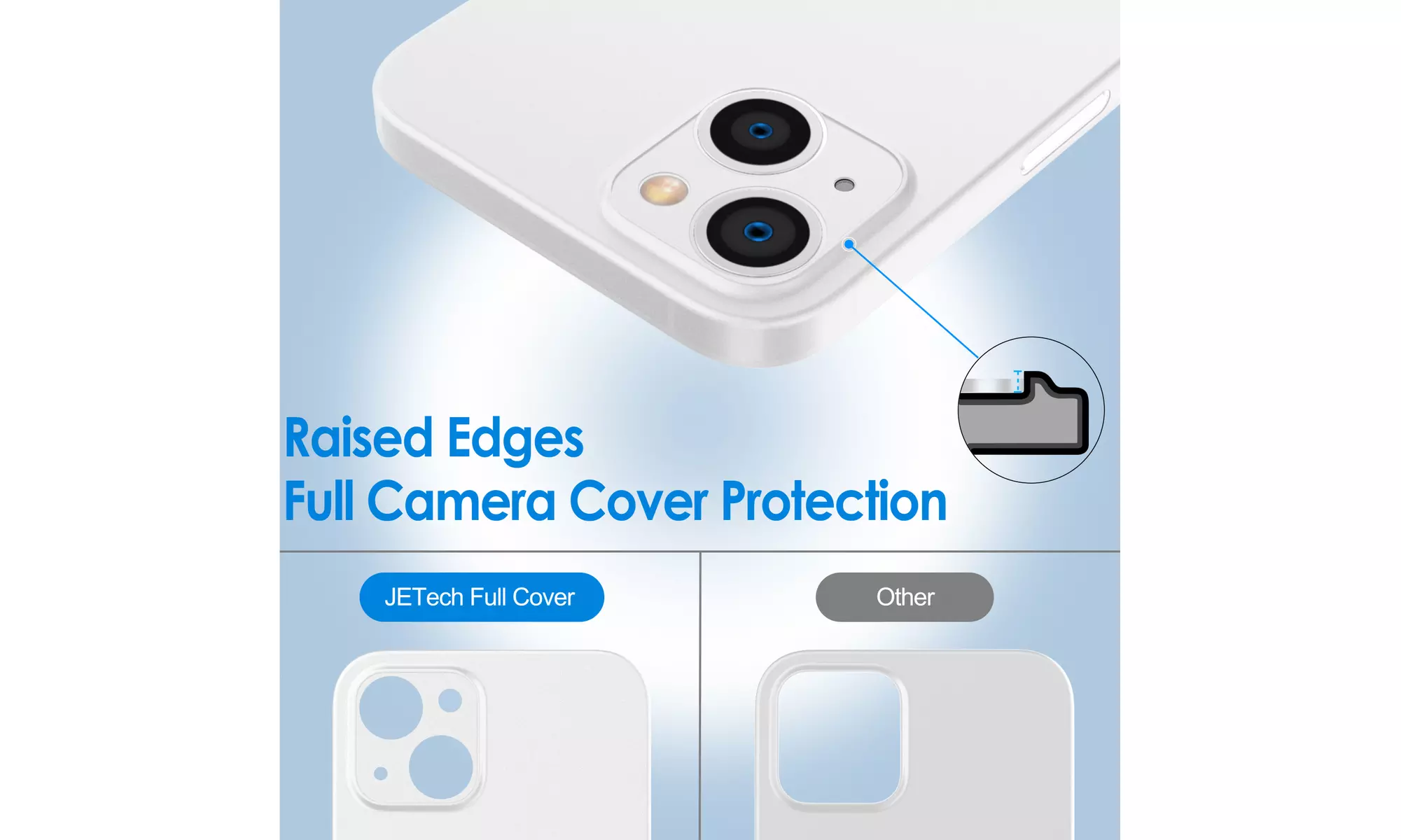 Ultra Slim Matte Case for iPhone 13, Camera Lens Full Protection Hard Thin Cover