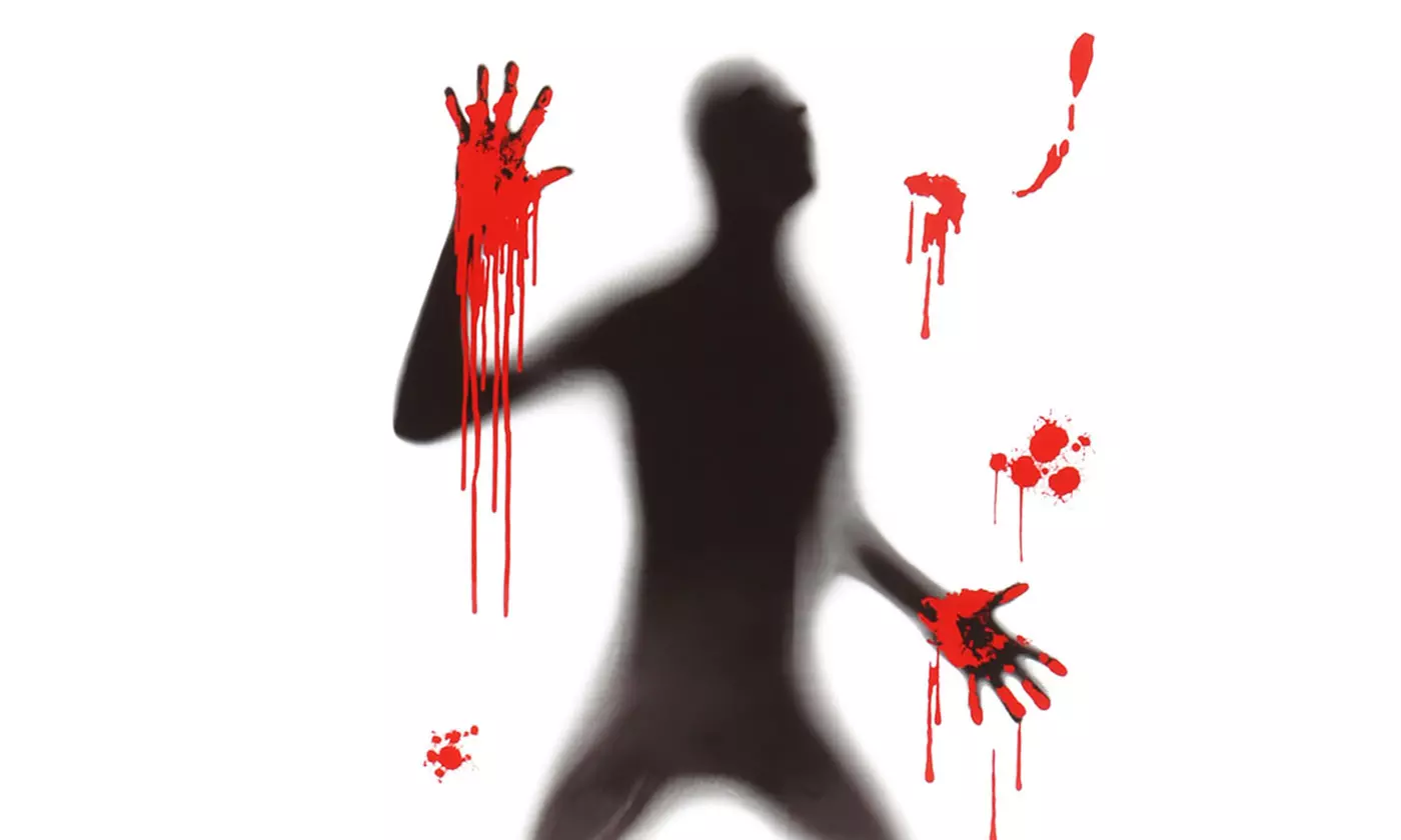 Halloween Bloody Window Clings Ghost Handprint Bloodstains PVC Stickers