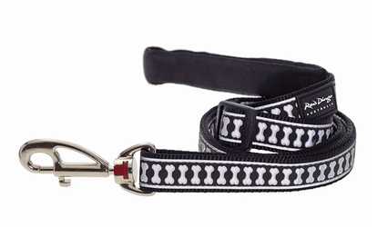 Red Dingo L6-RB-BB-LG Dog Lead Reflective Black, Large