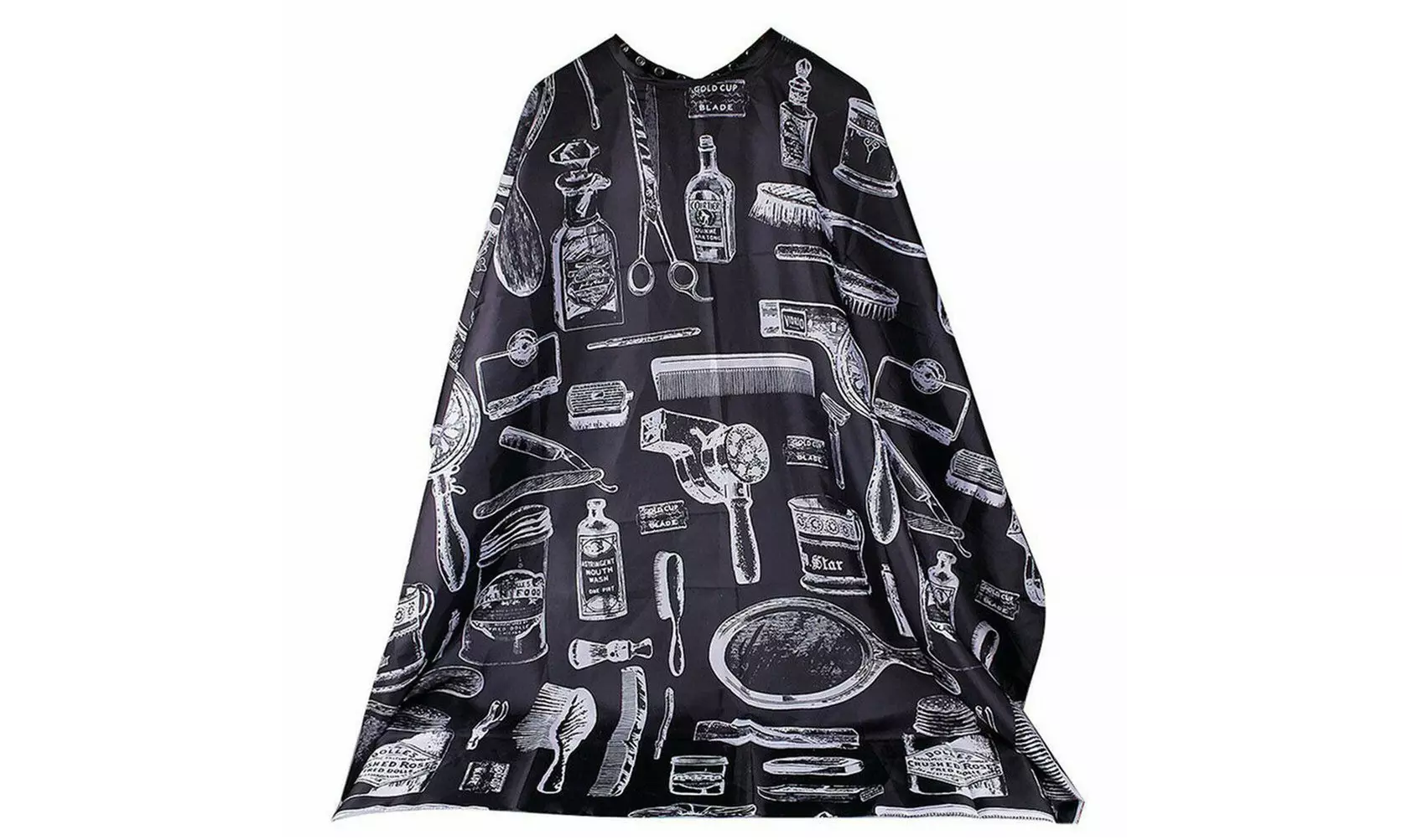 Hair Cutting Cape Large Salon Hairdressing Hairdresser Gown Barber Cloth Black - Primary Image