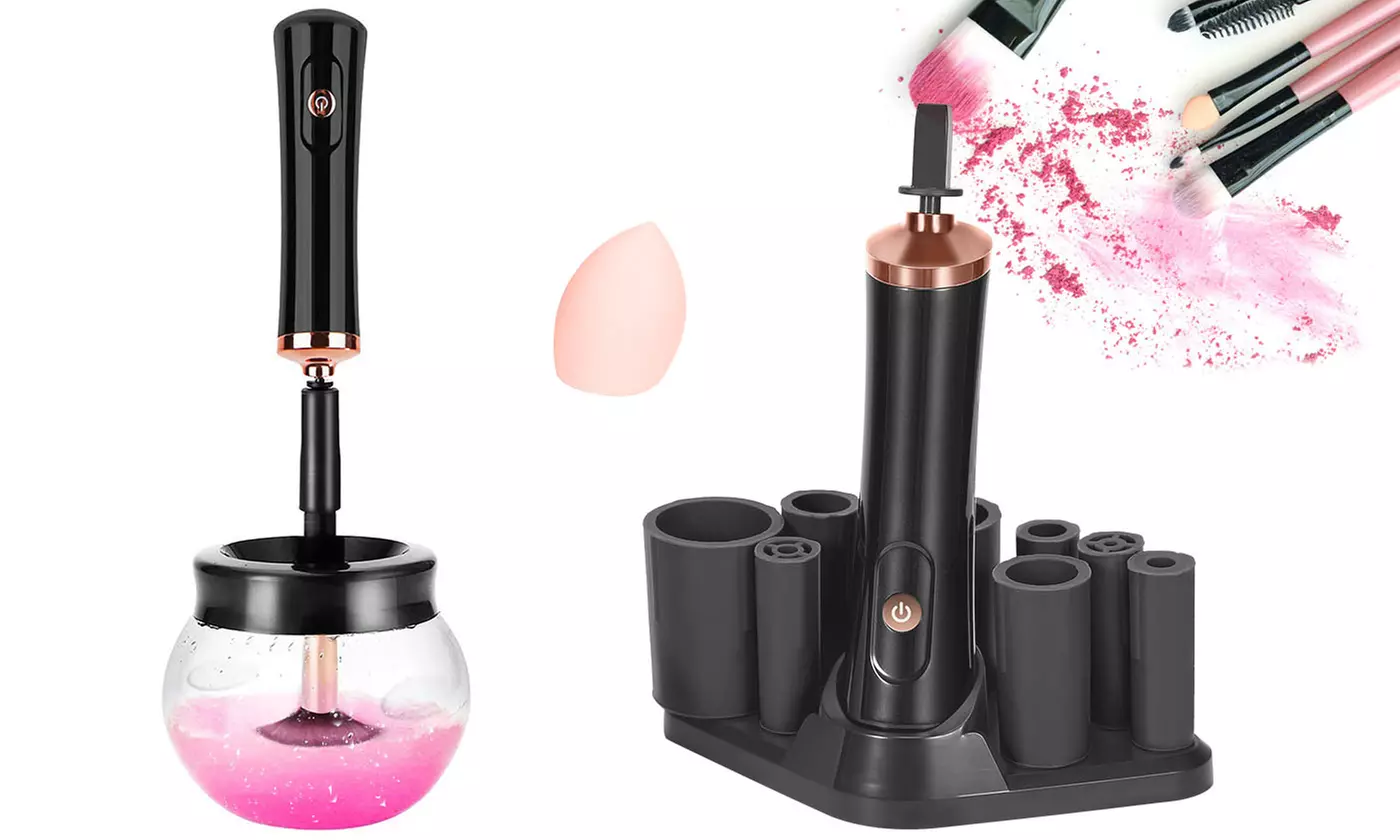 iMounTEK Electric Makeup Brush Cleaner & Dryer with Automatic Brush Spinner