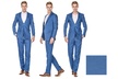 GV Men's Slim Fit Pure Linen 2pc Suits - Second Medium