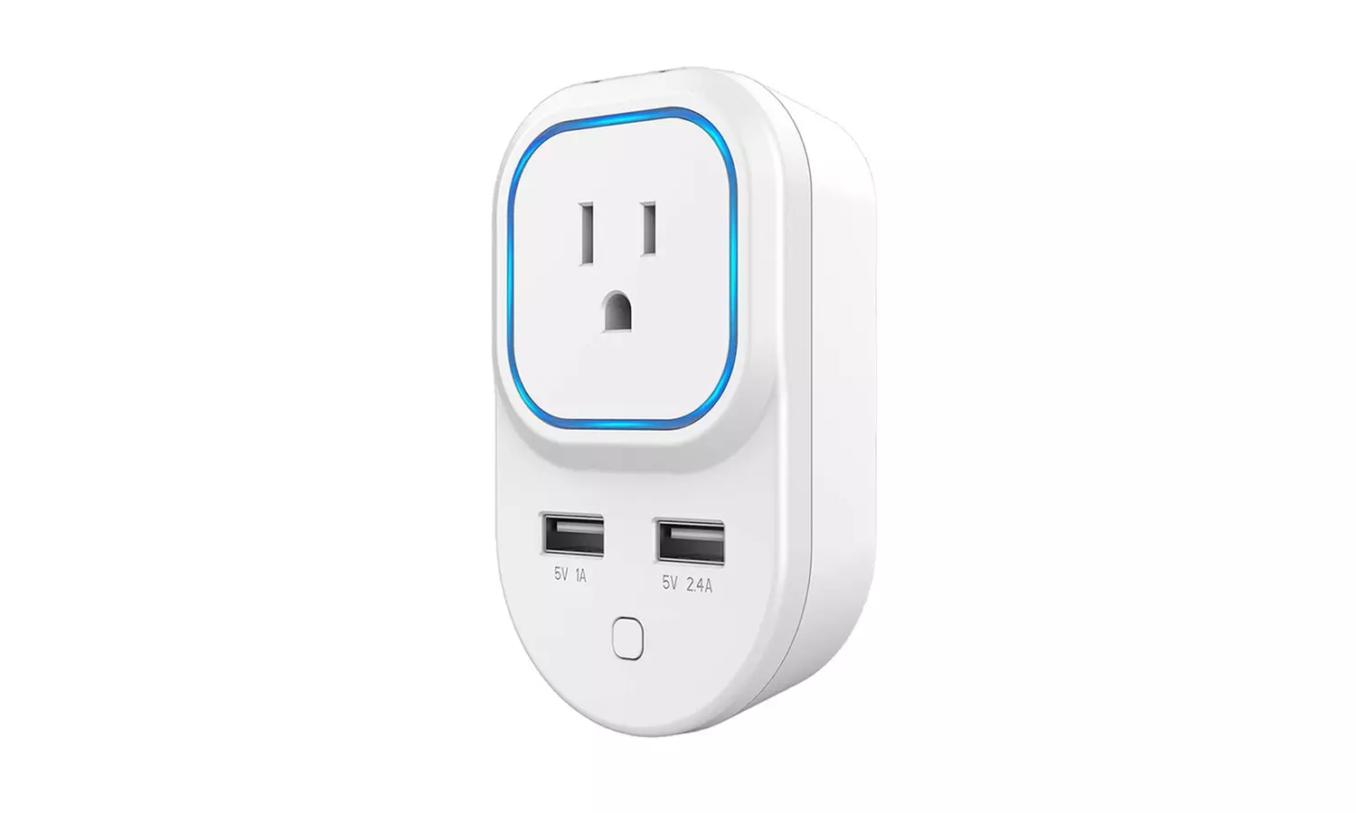 Monoprice Z Wave Plus Smart Plug and Repeater with 2 USB Ports - Primary Image