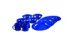 Coleman 12-Piece Enamel Dinnerware Set, Blue  - Second Medium