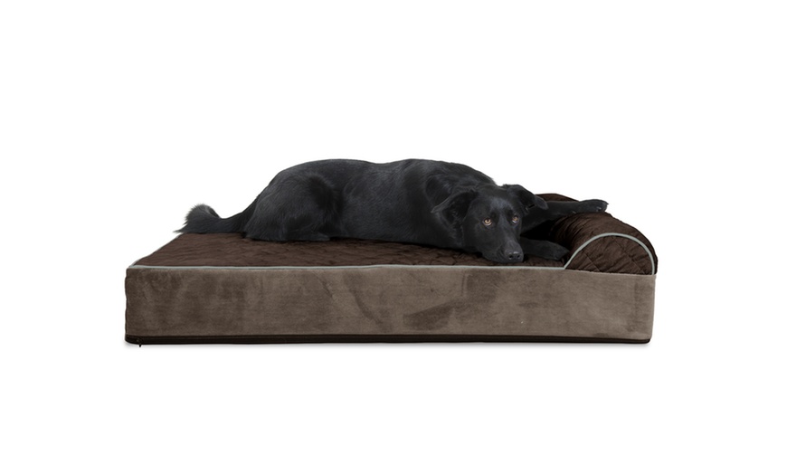 Furhaven Extra Large Chaise Pet Dog Bed for Giant Dog Breeds | Groupon