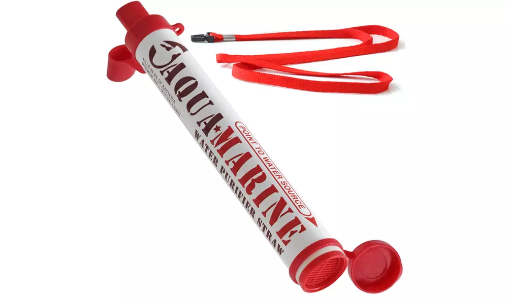 Aqua Marine Portable Personal Survival Water Filter Straw - Primary Image
