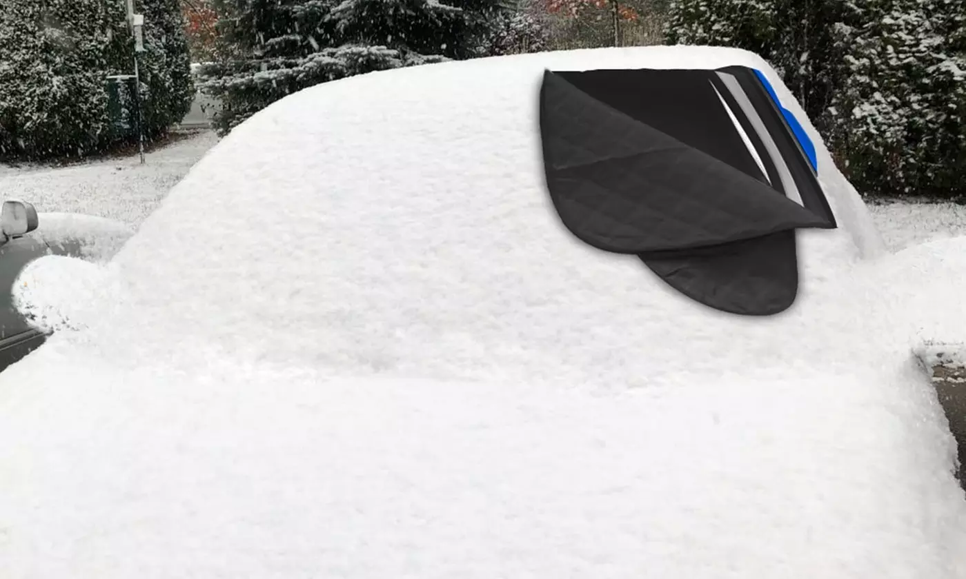 iMounTEK Winter Weather Car Windshield Snow Cover Protector w/ 5 Magnets