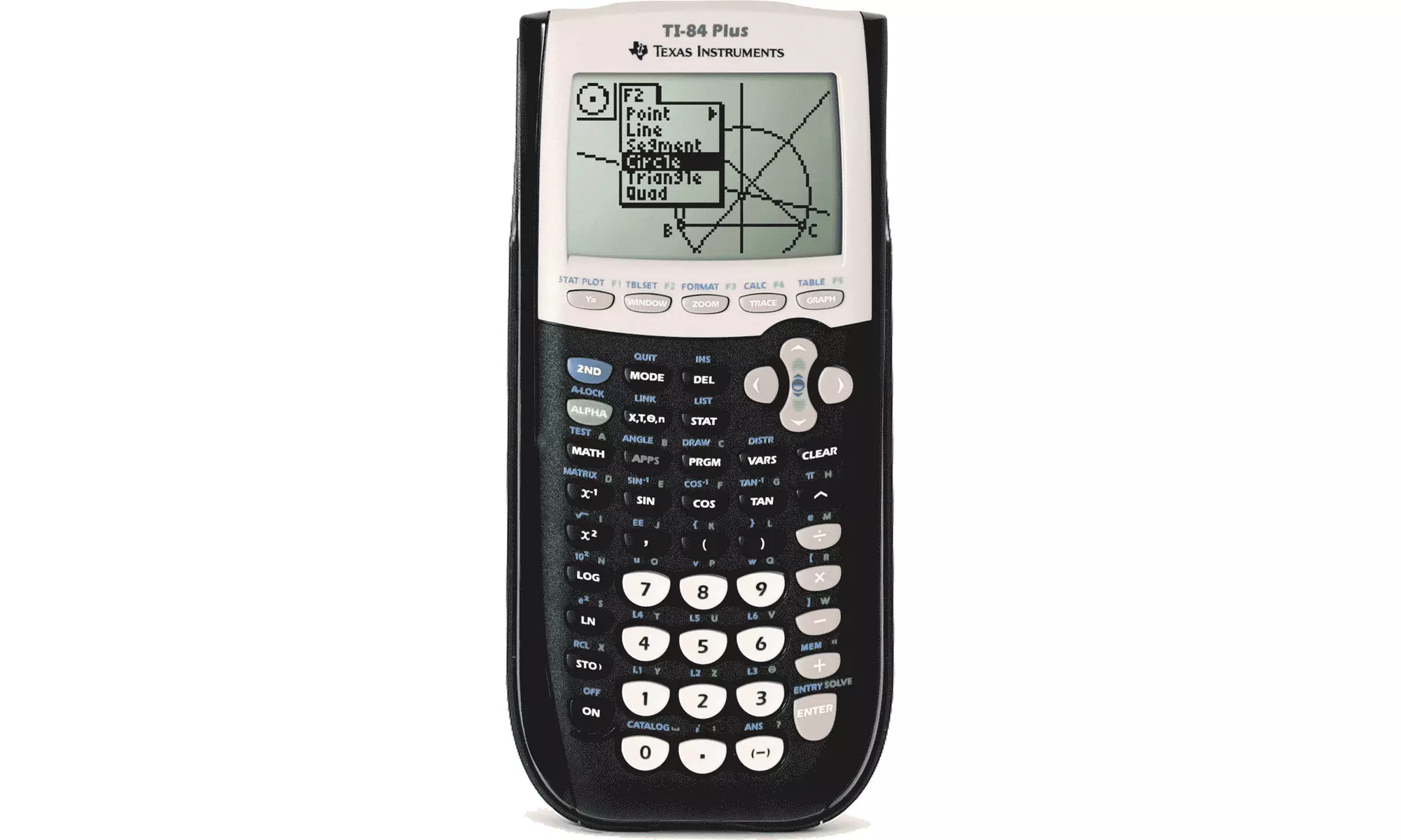 Texas Instruments TI-84 Plus Graphing Calculator (Black) - Primary Image