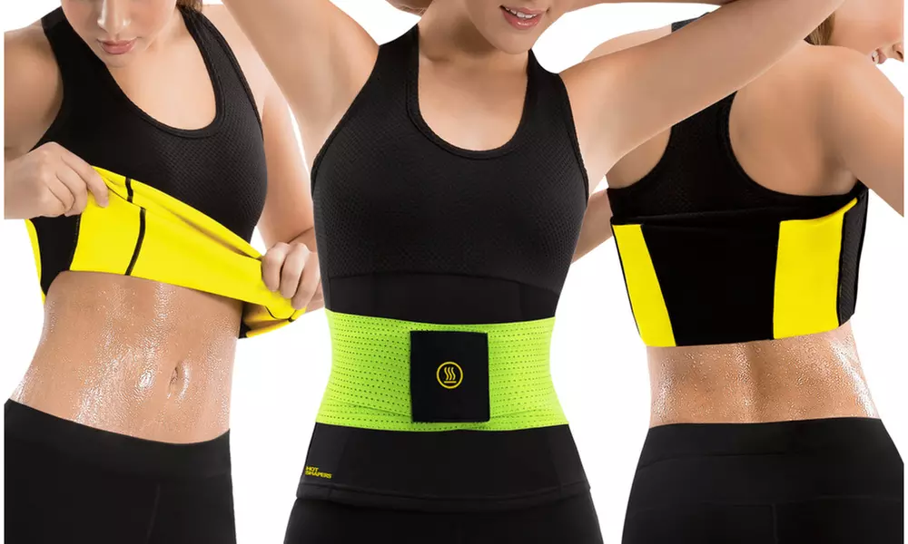 Women's Thermal Tank Top with Green Waist Trainer. Plus Sizes Available. - Primary Image