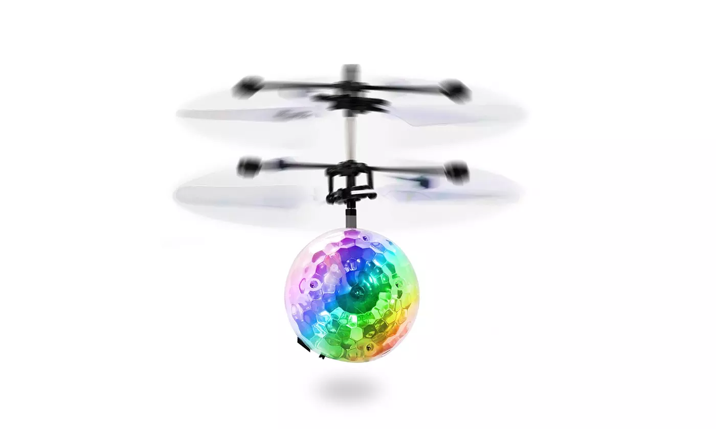 RC Flying Balls Electric Infrared Helicopter Ball LED Light Kids Flying Toy - Primary Image