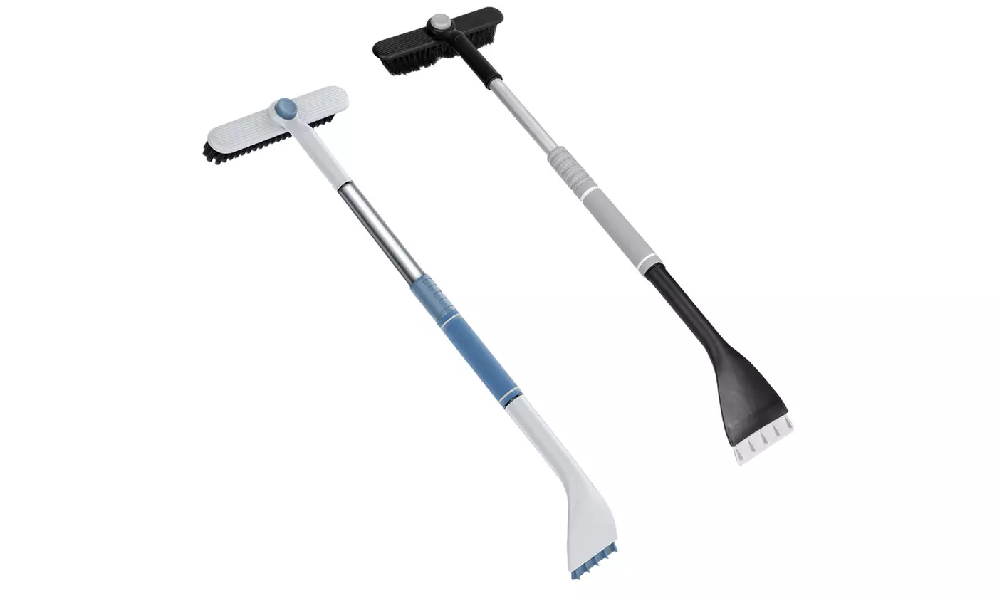 iMounTEK Extendable Snow Brush and Ice Scraper with Pivoting Head