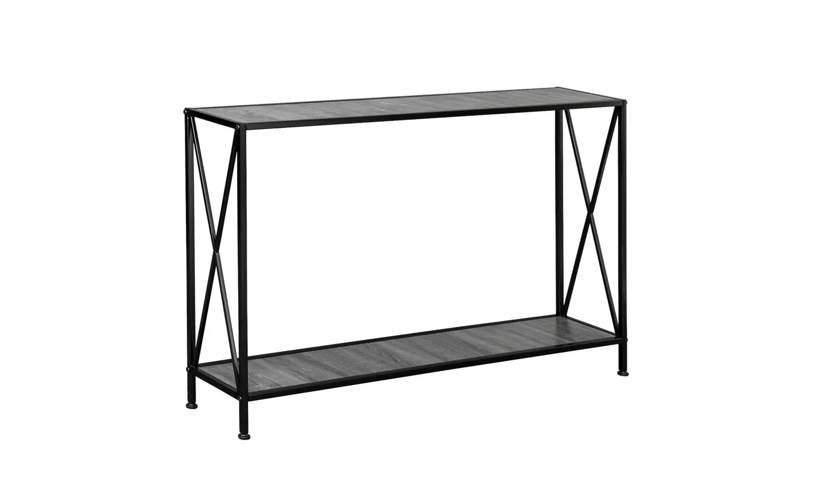 2 Tier Large Console Table Entryway Table with Storage Shelf - Primary Image