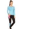 Image 13: Color Block Melange 2-Piece Set (Active Bra, Legging)