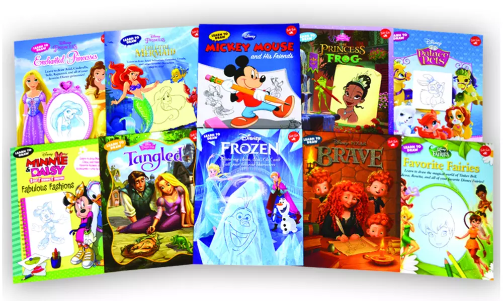 Disney Learn to Draw Book Bundle (10-Pack) - Primary Image