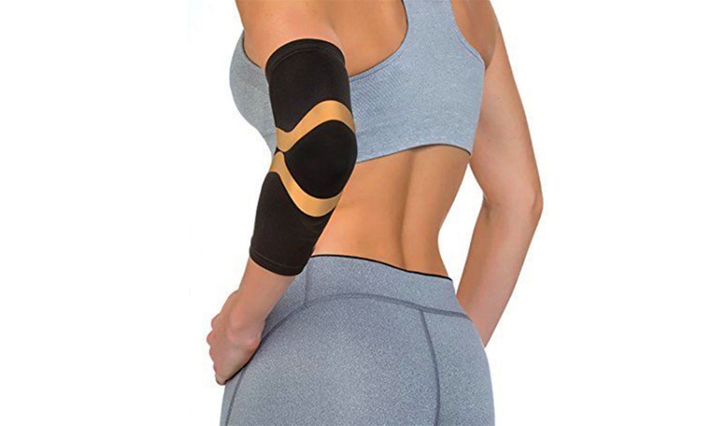 Unisex Copper Compression Elbow Sleeve (3-sizes)