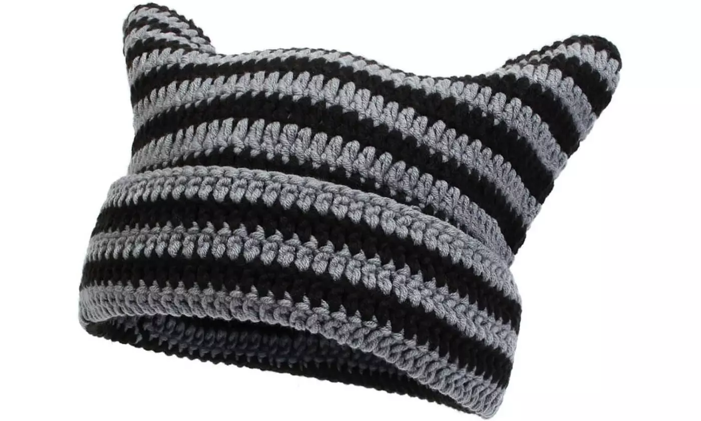 Women's Knitted Cat Ear Beanie Hats