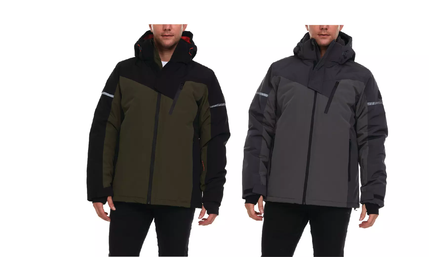 Avalanche Men's Mountain Waterproof Ski Snow Jacket Winter Windproof Rain Jacket - Primary Image