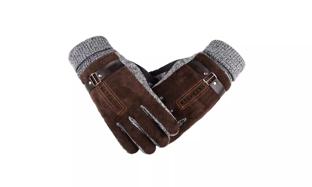 Men's Anti-Skid Windproof Thermal Gloves (2-Colors) - Second Medium