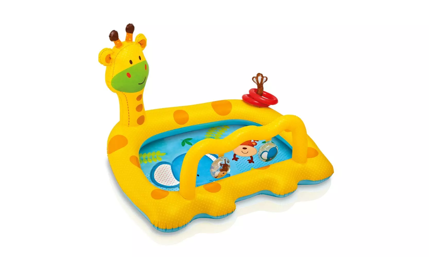 Intex Smiley Giraffe Inflatable Baby Pool, 44" X 36" X 28.5", for Ages 1-3 - Primary Image