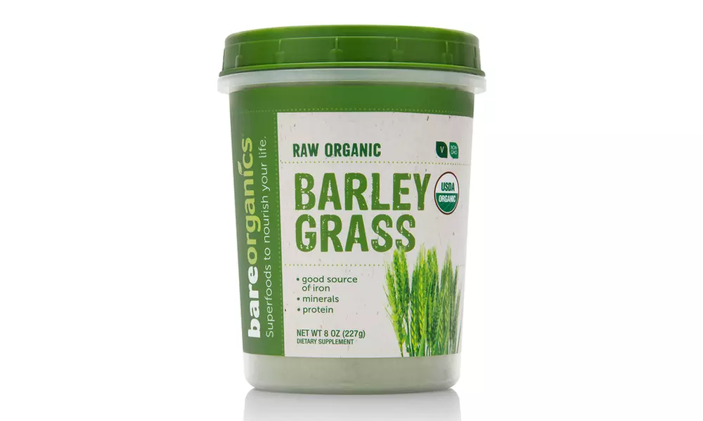 BareOrganics Barley Grass Powder (8 Oz.) - Primary Image