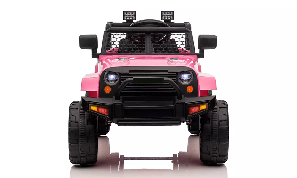 Dual Drive 12V 4.5A.h with 2.4G Remote Control Jeep Pink - Primary Image