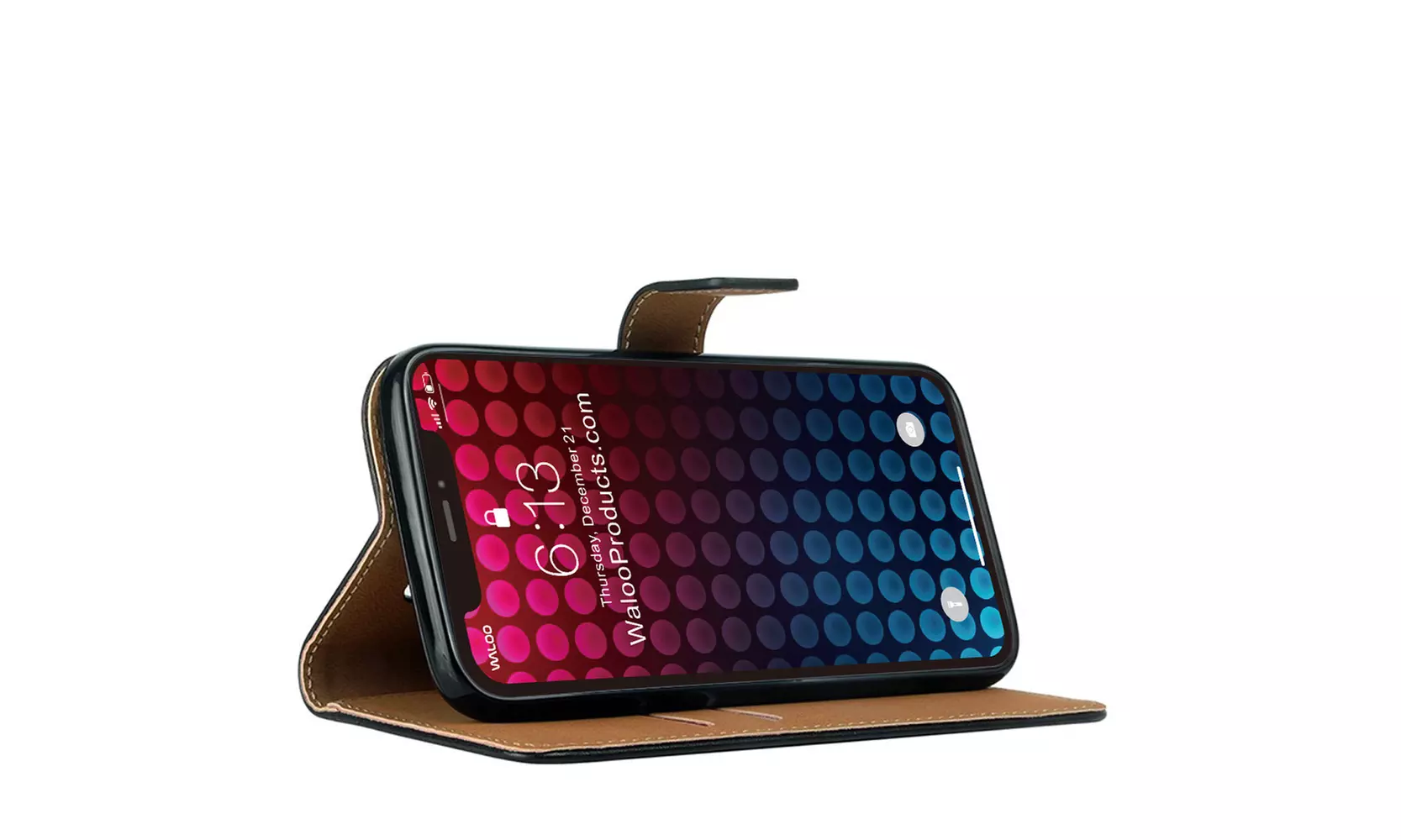 Waloo Genuine Leather Wallet Case for iPhone 11, 11 Pro, 11 Pro Max