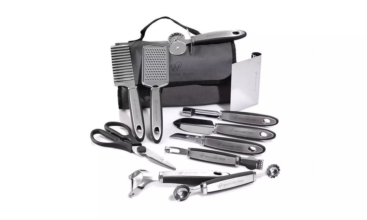 Wolfgang Puck Bistro Elite Prep and Garnish 12-piece Set - Refurbished - Primary Image